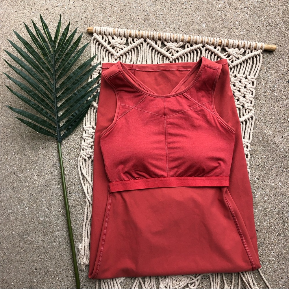 Lululemon Dress Size 6 - Picnic Play Dress Brick Rose - Picture 7 of 10